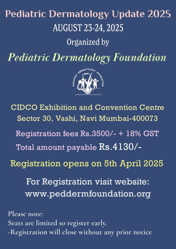 Pediatric Dermatology Update 2025 AUGUST 23-24, 2025